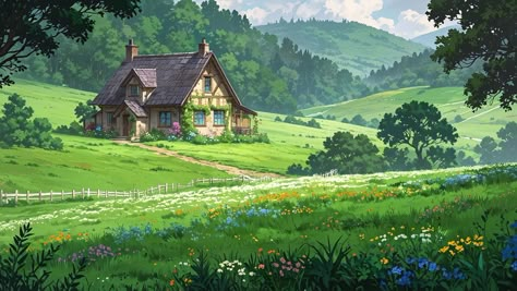 Desktop Background Nature Aesthetic, Wallpaper Backgrounds Laptop Ghibli, Aesthetic Wallpaper For Ipad Landscape, Gaming Wallpapers Landscape, Aesthetic Desktop Wallpapers Hd, Green Landscape Wallpaper Desktop, Pc Background 1920x1080 Aesthetic, Wallpaper For Laptop Nature, Desktop Wallpaper 2880 X 1800