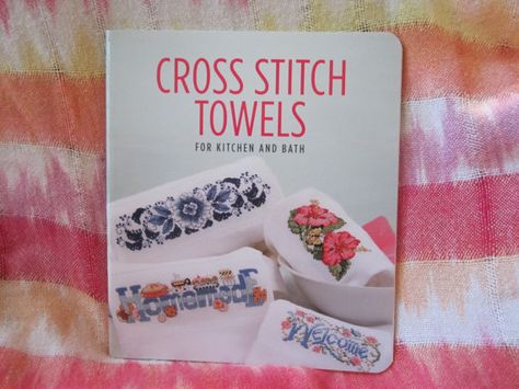 SALE  New Cross Stitch Towels Book  Towels by AnnesCountryCrafts