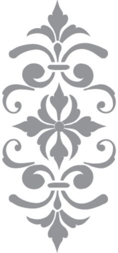 Scroll Saw Patterns, Glass Etching Stencils, Motif Arabesque, Pola Bordir, Stencils Printables, Silhouette Stencil, Ornate Design, Stencil Pattern, Stencil Patterns