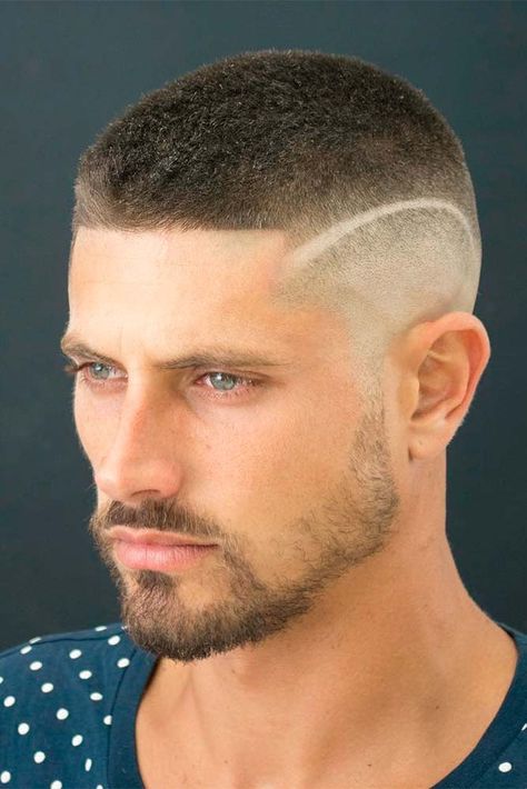 The high and tight haircut is undeniably trendy these days. But a lot of men may think it is a little bit too si8mple and ordinary. That is why we decided to prove you how versatile this cut can be so that the next time you plan your visit to a hair dresser’s you will have a fresh idea in mind! #haircuts #shorthaircuts #menshaircuts #haircutsformen Textured Haircuts, Short Summer Haircuts, Crew Cut Haircut, High And Tight Haircut, Summer Haircut, Short Fade Haircut, Mens Summer Hairstyles, Low Fade Haircut, Cool Mens Haircuts