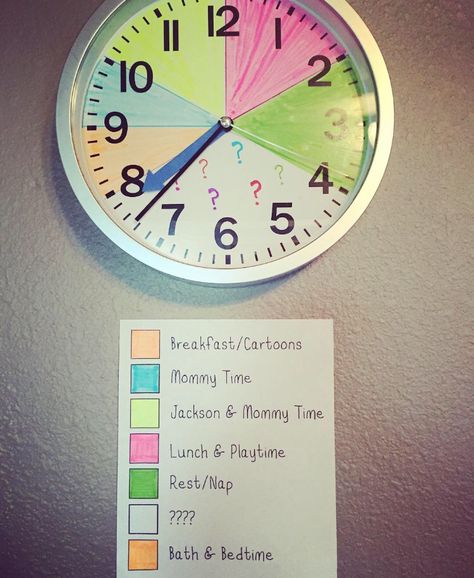 Visual Clock Schedule, Visual Schedule For Adults, Diy Schedule Board Kids, Teaching Clocks To Kids, Diy Visual Schedule For Kids, Kids Clock Schedule, Homeschool Clock, Schedule For Kids At Home, Kids Visual Schedule