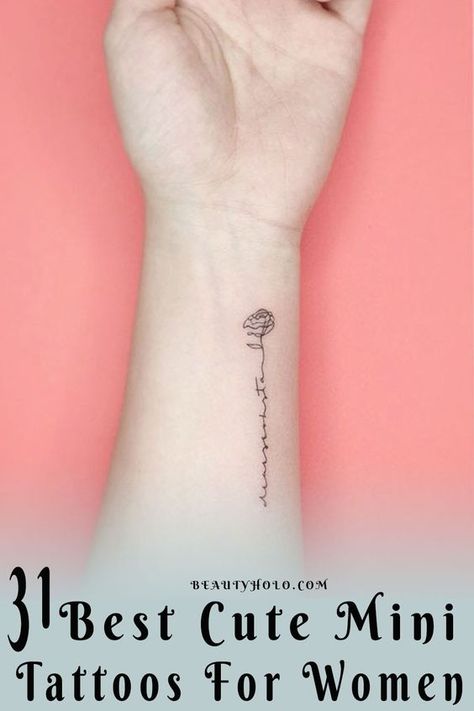 31 Best Cute Mini Tattoos For Women Minamalist Tattoo For Girl, 31 Small Tattoos With Big Meanings, Birthstone Flower Tattoo, Simple Tattoos For Moms, Mini Tattoos With Meaning For Women, Mini Tattoos With Meaning Symbols, Tiny Tatooes Ideas, Tiny Wrist Tattoos With Meaning, Minimalist Tattoo For Women With Meaning