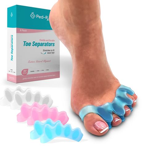 Hammer Toe Correction, Toe Spacers, Toe Straightener, Reference Ideas, Toe Separator, Gel Toes, Crochet Clothing And Accessories, Foot Health, Foot Pain