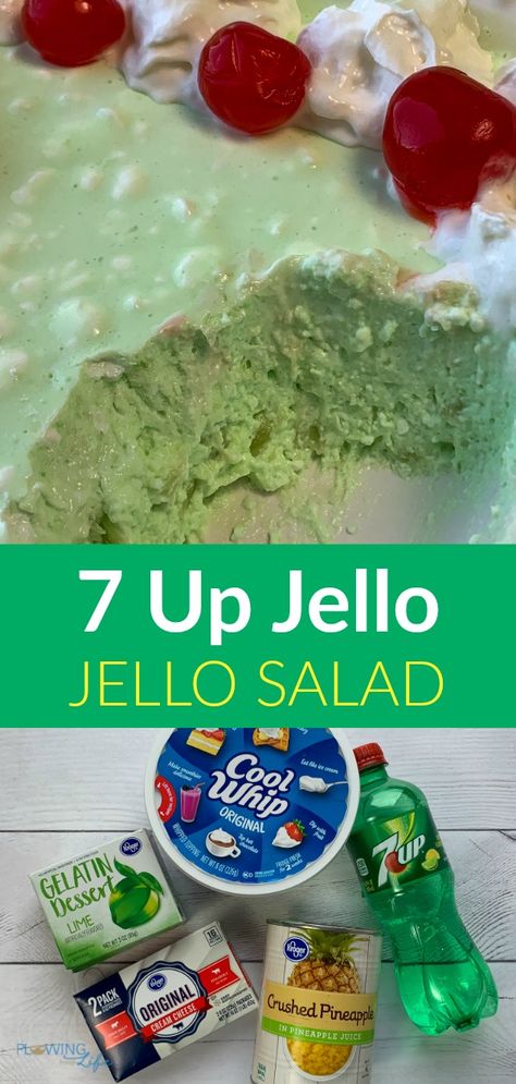 7 Up Jello Salad, Lime Jello Recipes, 7 Up Salad, Jello Salad Recipes, Thanksgiving Jello, Green Jello Salad, Jello Deserts, Jelly Salad, Lime Jello Salads