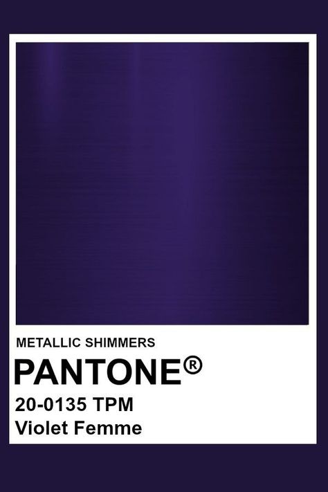 Pantone Ultra Violet, Pantone Metallic Shimmers, Metallic Pantone, Pantone Violet, Purple Pantone, Ultraviolet Color, Moore House, Pantone Palette, Pantone Colour Palettes