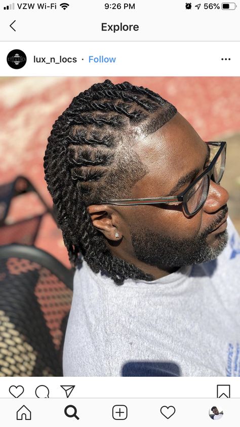 Loc Hairstyles For Men, Braided Locs, Mens Twists, Trendy Curls, Twist Hair Men, Twist Locs, Mens Dreadlock Styles, Braids For Men, Short Dreadlocks Styles