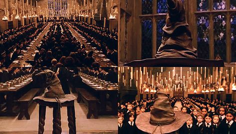 The Sorting Ceremony. Hogwarts Sorting Ceremony, Sorting Ceremony Harry Potter, Hogwarts Moodboard, Sorting Ceremony, Hogwarts Shifting, Hogwarts Dr, Mood Aesthetic, Potter Aesthetic, Magic Aesthetic