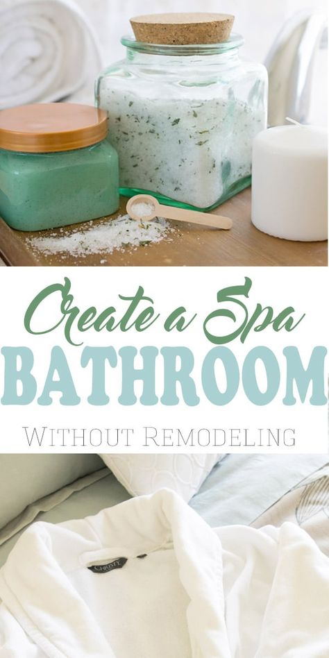 Diy Spa Day At Home, Spa Bathroom Decor, Luxury Spa Bathroom, Diy Spa Day, Spa Inspired Bathroom, Spa Bathroom, Steam Showers Bathroom, Spa Decor, Spa Day At Home