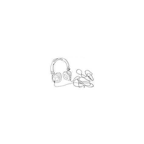 headphones sketch ❤ liked on Polyvore featuring backgrounds, drawings, art, music and decorations Headphones Sketch, Headphone Sketch, Small Music Tattoos, Headphones Tattoo, Simple Arts, Song Writing, Music Tattoo Designs, Baby Driver, Minimalist Drawing