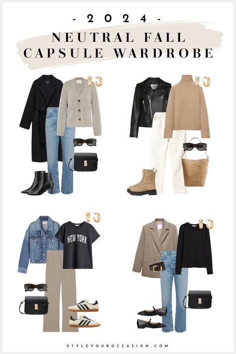 Everyday Fall Outfits Chic, Paris Early Fall Outfits, Fall 24 Capsule Wardrobe, Nyc Capsule Wardrobe Fall, Trendy Fall 2024 Outfits, Autumn 2024 Capsule Wardrobe, Japan Capsule Wardrobe Autumn, Fall Packing List Outfits Europe, 2024 Fall Work Outfits