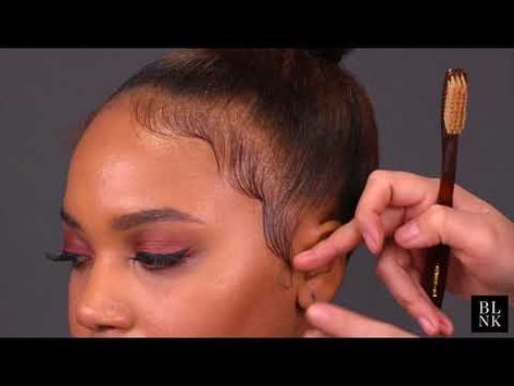 The trick to laying those edges like a pro? It's all in the toothbrush. How To Lay Edges, Laid Edges, Simple Prom Hair, Edges Hair, Best Hair Oil, Step By Step Hairstyles, Beautiful Curly Hair, Cut Her Hair, Hair Growth Faster