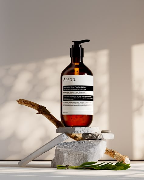 Aesop Product Photography, Aesop Photography, Soap Bottle Design, Aesop Packaging, Aesop Branding, Aesop Aesthetic, Aesop Soap, Aesop Skincare, Aesop Products