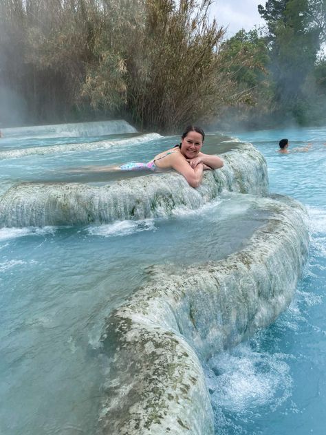 Visit the Tuscany Hot Springs in Saturnia, Italy - Tori Pines Travels Nature, Tuscany, Saturnia Italy, Natural Spa, Italian Life, The Natural, Hot Springs, The Locals, Springs