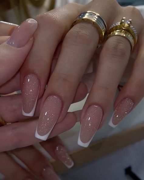 Simple Gel Nails, Classy Acrylic Nails, Elegant Nails, Fire Nails, Classy Nails, Fancy Nails, Chic Nails, Best Acrylic Nails, Square Nails