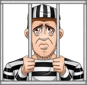 Drawing Of Face, Prison Art, Shirt Stripes, Disney Art Drawings, Cartoon People, Cartoon Man, Behind Bars, Cute Doodles Drawings, Cartoon Faces