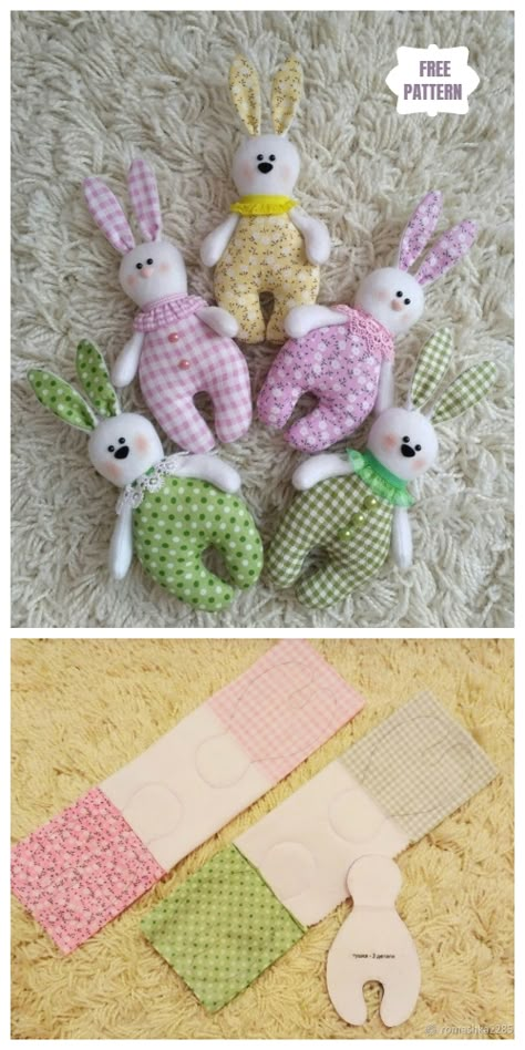 Mar 22, 2020 - Easy DIY Fabric Bunny Free Sewing Pattern for Kids Fabric Bunny, Doll Patterns Free, Animal Sewing Patterns, Free Sewing Pattern, Sewing Stuffed Animals, Baby Sewing Projects, Fabric Toys, Doll Sewing Patterns, Sewing Patterns For Kids