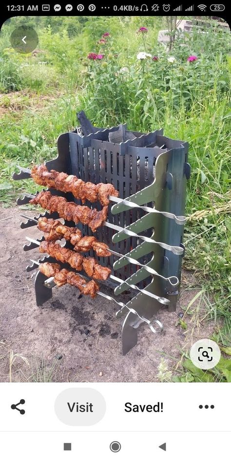 شواية فحم, Barbecue Design, Outdoor Barbeque, Bbq Grill Design, Outdoor Stove, Outdoor Bbq Kitchen, Backyard Grilling, Fire Pit Designs, Backyard Fire