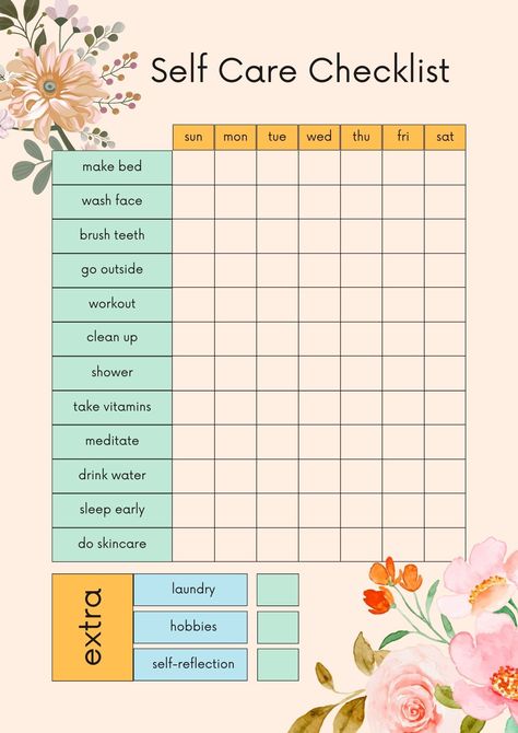 Making A Planner, Emotion Management, Checklist Ideas, Motivation Morning, Life Planner Organization, Bullet Journal For Beginners, School Timetable, Mental Health Activities