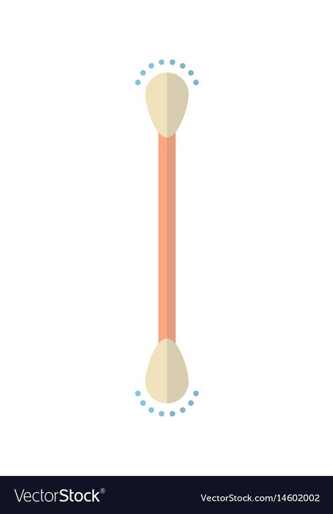 Cotton swab flat icon hygiene cosmetic care Vector Image Spa Party, Cotton Swab, Flat Icon, Single Image, Transparent Png, Png Images, Vector Free, Vector Images, Web Design