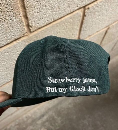 Uni Fits, Custom Fitted Hats, Swag Hats, Streetwear Hats, Silly Clothes, Hat Aesthetic, Head Wear, Strawberry Jam, Summer 24