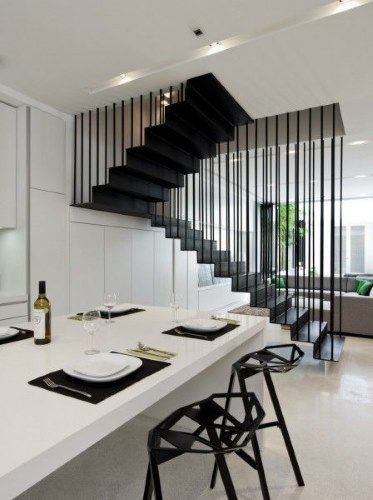 Escalier Design, Fire Pit Ideas, Stairs Architecture, Home Stairs Design, Lan Can, Modern Stairs, Interior Stairs, Modern Staircase, House Stairs