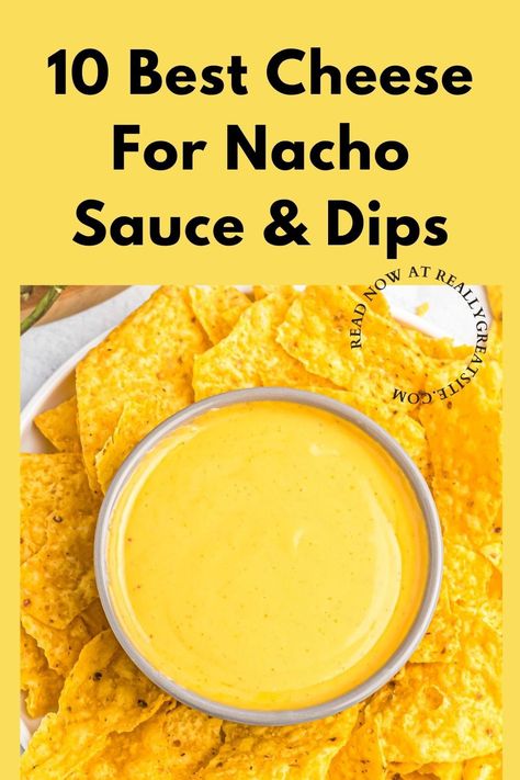 As we all know, cheese is a key ingredient in your Nachos Sauce. This article will go over 10 of the best cheeses for nacho sauce, from the most popular to some less known ones. Nothing is as interesting and delicious as dipping a sturdy tortilla chip into a bowl of frozen cheese. And it is all about choosing the perfect cheese for nacho sauce. You will have to look for cheese with a nice texture and taste. Nachos Sauce, Nacho Sauce Recipe, Best Cheese For Nachos, Cheese Sauce For Steak, Nachos Cheese Recipe, Steak Nachos, Nacho Sauce, Tortilla Chip, Cheddar Cheese Sauce