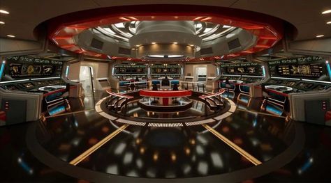 Take Virtual Tours of Every Star Trek Enterprise Bridge: A New Interactive Web Portal Created by The Roddenberry Archive | Open Culture Strange New Worlds Enterprise, Star Trek Bridge, Star Trek Strange New Worlds, Strange New Worlds, Bridge Model, Star Trek Cast, Original Tv Series, New Star Trek, The Originals Tv