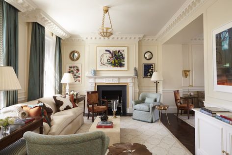 A Sophisticated London Townhouse by Stewart Manger - The Glam Pad London Townhouse Interior, Vincenzo De Cotiis, 19th Century London, Crystal Light Fixture, Townhouse Interior, Glam Pad, English Country Cottage, London Townhouse, Georgian Architecture