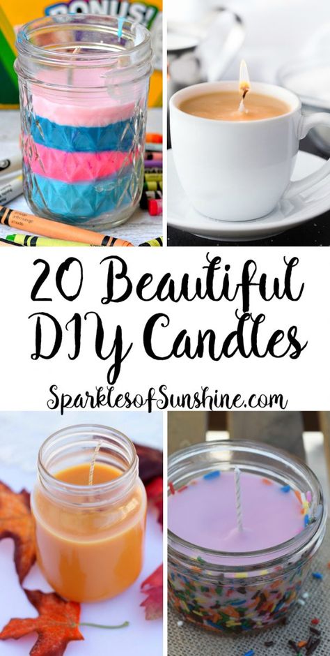 Navidad Diy, Homemade Candles, Mason Jar Diy, Mason Jar Crafts, Beautiful Candles, New Crafts, Jar Crafts, Make Yourself, Diy Candles