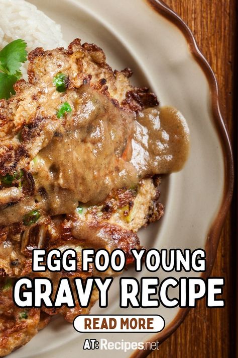 Indulge in savory delight with our Instant Egg Foo Young Gravy Recipe! Transform ordinary eggs into a culinary masterpiece with our easy-to-follow instructions. Perfect for breakfast, brunch, or any meal craving comfort food. Dive into the world of flavorful gravy recipes today! Visit Recipes.net for the full recipe and more egg-centric culinary inspiration. Asian Gravy Recipe, Chinese Gravy Recipes, Egg Fu Young Recipe Easy, Egg Foo Young Recipe Authentic, Egg Fu Young Gravy, Egg Foo Young Recipe Easy, Egg Foo Young Gravy Recipes, Pork Egg Foo Young Recipe, Vegetable Egg Foo Young Recipe Easy