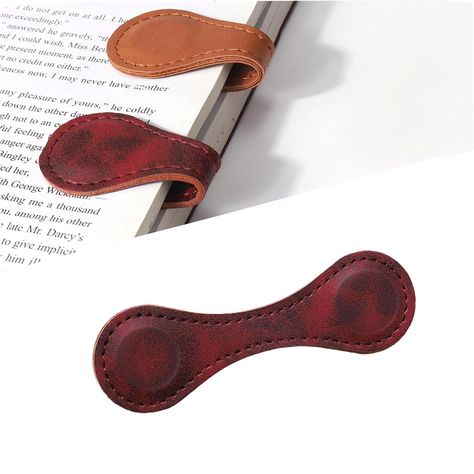 PRICES MAY VARY. Vintage Personalized Design：A perfect reading accessory for readers who love paper books. The leather magnetic bookmark has an exquisite retro-style design that is finely The richly textured leather gives this bookmark a nostalgic feel and adds charm to any book. Top quality leather material：Leather material ensures durability that is resisting wear scratches and breakage. The leather bookmark can be used for a long time compared to plastic bookmarks The double-sided strong magn Plastic Bookmarks, Leather Magnetic Bookmark, Bookmark For Men, Bookmarks Vintage, Magnetic Book, Leather Bookmarks, Leather Engraved, Event Giveaways, Classroom Prizes