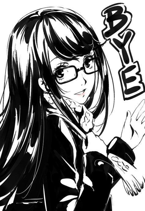 Twitter Sumire Yoshizawa, Persona 5, Persona, Black And White, Twitter, Hair, Anime, White, Black