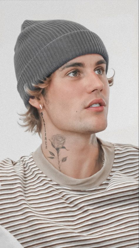 Neck Tattoos For Men, Justin Bieber Wallpaper, Neck Tattoos, Tattoo Trends, Tattoos For Men, Justin Bieber, Scream, For Men, Tattoos