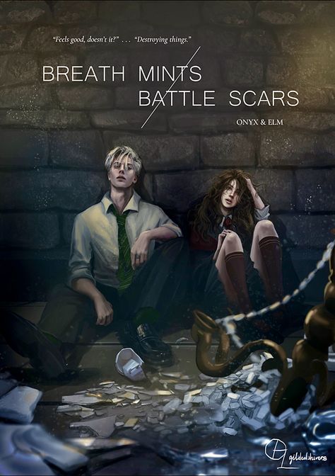 Fanart Harry Potter, Scorpius And Rose, Draco And Hermione Fanfiction, Draco Malfoy Fanart, Breath Mints, Dramione Fan Art, Lucky Blue Smith, Draco And Hermione, Battle Scars