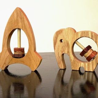 How to Make a Wooden Baby Rattle: 7 Steps (with Pictures) Wooden Baby Rattle, Wooden Toys Diy, Wood Baby Toys, Wooden Toy Cars, Making Wooden Toys, Baby Toys Diy, Wood Toys Plans, Wooden Toys Plans, Wooden Baby Toys