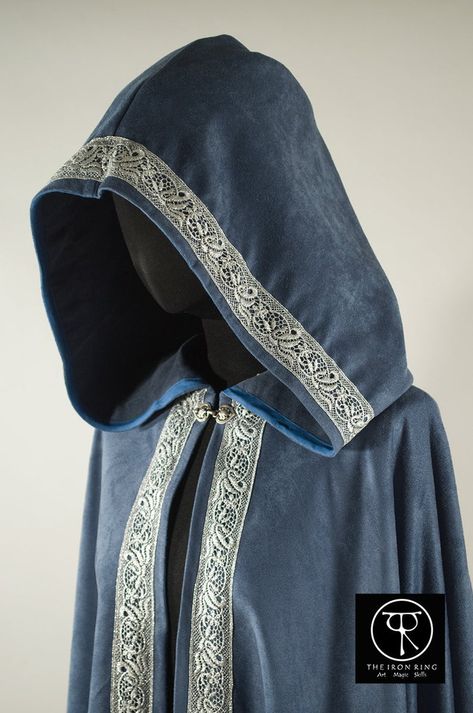 Fantasy Cloak Outfit, Fantasy Mage Outfit, Mage Cloak, Floor Length Jacket, Elven Cloak, Fantasy Cloak, Royal Cloak, Fantasy Palace, Wizard Robe