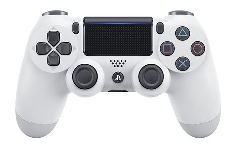 The PS4 Slim is now available in a cool glacier white color - The Verge Control Ps4, Ps4 Controller, Playstation 4 (ps4), Video Game Accessories, Wireless Controller, Nintendo Ds, Mega Man, Game Controller, Sony Playstation