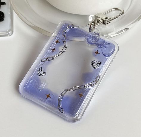 Resin Toploader, Kpop Resin, Photocard Keychain, Pc Decoration, Kpop Iphone Wallpaper, Resin Crafts Tutorial, Resin Jewelry Diy, Frame Card, Christmas Card Crafts