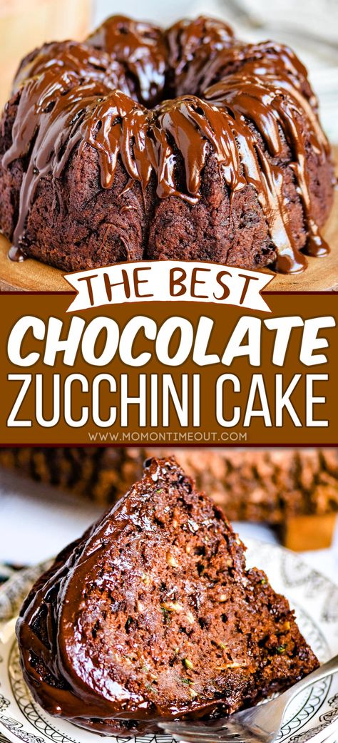 Zucchini Cake Recipe, Chocolate Zucchini Cake Recipe, Zucchini Cakes Recipe, Cakes To Make, Fresh Zucchini, Chocolate Zucchini Cake, Cake 5, Chocolate Zucchini Bread, Shugary Sweets