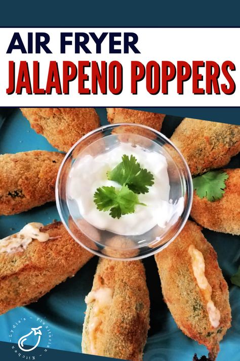 Air Fryer Jalapeno Poppers Air Fryer Jalapeno Poppers, Air Fryer Jalapeno, Fried Jalapenos, Restaurant Appetizers, Jalapeno Popper Recipes, Poppers Recipe, Jalapeno Recipes, Air Fryer Recipes Easy, Air Fryer Recipes Healthy