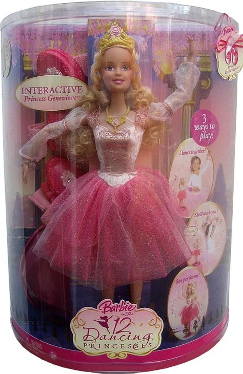 12 Dancing Princesses Barbie, Barbie Genevieve, Barbie Movie Dolls, Dolls Dancing, Old Barbie Dolls, Barbie 12 Dancing Princesses, Original Barbie Doll, Princess Barbie Dolls, 2 Princess