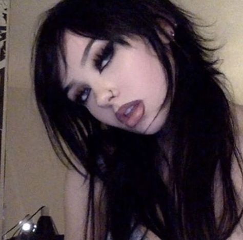 Dark Makeup Looks, Alt Makeup, Goth Hair, Swag Makeup, Alternative Makeup, Emo Makeup, Edgy Makeup, Cute Makeup Looks, Goth Makeup