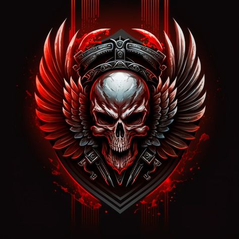 Photo special forces colored logo emblem... | Premium Photo #Freepik #photo #military-logo #army-badge #army-logo #military-badge Cool Scythe Designs, Special Forces Logo, Winged Skull, Wolf Spirit Animal, Skull Logo, Wolf Spirit, Logo Emblem, Skull Drawing, Till The End