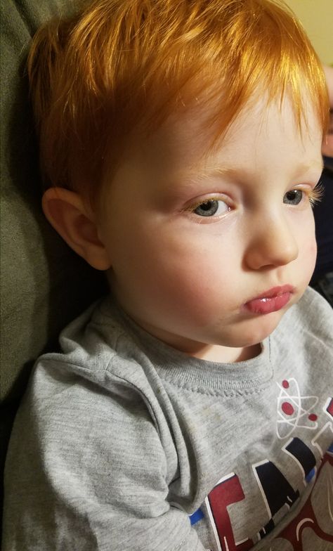 My beautiful baby boy❤  #Redhead #babyboy #blueeyes Red Head Boy Aesthetic, Ginger Baby Boy, Red Hair Kid, Redhead Baby Boy, Appalachian Horror, Red Head Boy, Redhead Baby, Ginger Kids, Ginger Babies