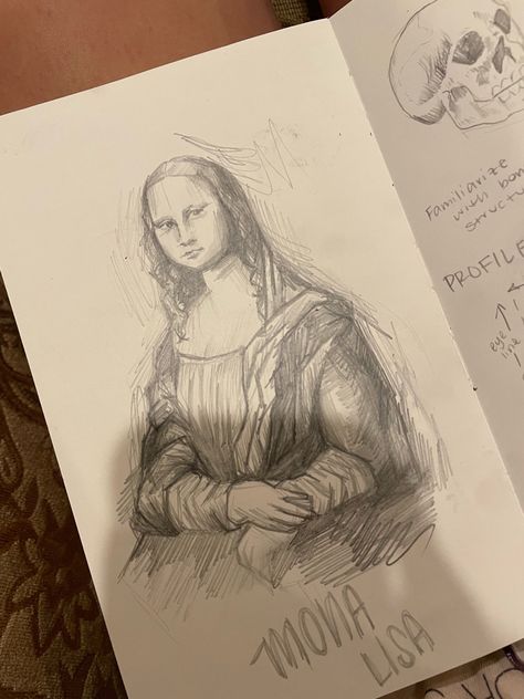 By mollys_artstudio Mona Lisa Sketch, Lisa Sketch, Mona Lisa Drawing, Quick Sketch, Art Studios, Drawing Ideas, Drawing Sketches, Art Inspo, Mona Lisa