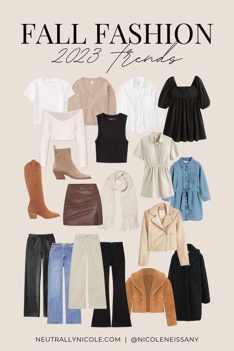 2023 Fall Fashion Trends I’m Excited To Wear — Neutrally Nicole Fall 2023 Women Outfit, Call 2023 Women’s Fashion, Fall 2023 Fashion Trends New York, Neutral Summer Outfits 2023, Fall Outfit Staples 2023, Fall 2033 Fashion Trends, Autumn 2023 Fashion Trends Casual, Fall Outfits 2023 Feminine, September 2023 Fashion Trends