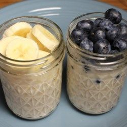 Overnight Refrigerator Oatmeal - Allrecipes.com Refrigerator Oatmeal, 300 Calorie Breakfast, 300 Calorie Meals, Oatmeal With Fruit, Overnight Oatmeal Recipes, Easy Overnight Oats, Under 300 Calories, Overnight Oatmeal, Oatmeal Recipe