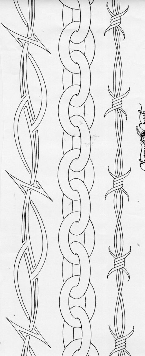 Chain Drawing, Acab Tattoo, Flash Art Tattoos, Tattoo Band, Band Tattoos, Armband Tattoos, Armband Tattoo Design, Sketch Tattoo Design, Arm Band Tattoo