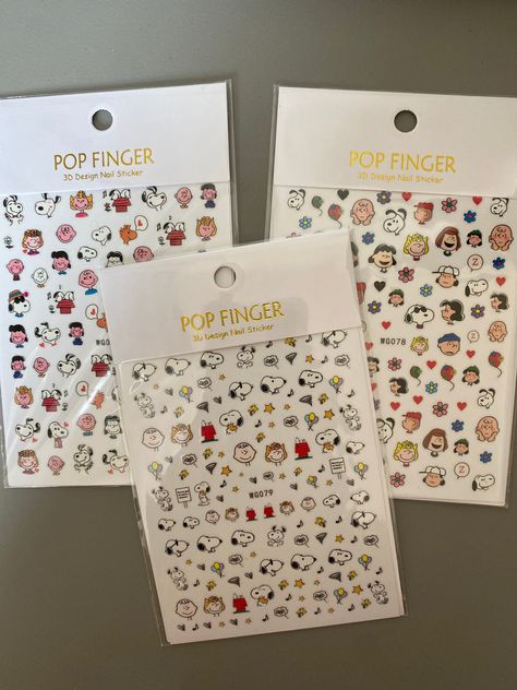 Includes one piece of Nail Sticker Please noted :  There are 6 different style :  1. #WG080 happy face 2.#WG 078 heart & flower 3. #WG082 Mixed 4. #WG079 Star & Music 5. # WG083 Snoopy Big House 6. #Hanyi 093 Love If you do not request, I will ship it randomly. Thanks Snoopy Stickers, Snoopy Nails, Sticker Nails, Snoopy Items, Nails Stickers, Stickers Collection, Snoopy Wallpaper, Snoopy Love, Big House