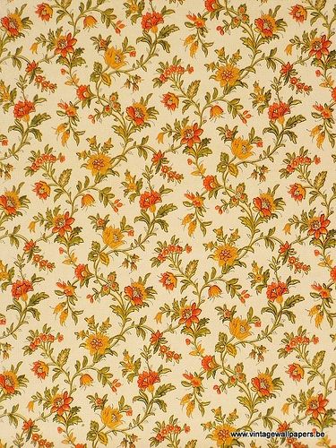 Vintage Wallpapers, Wallpaper Calculator, Calculator, Floral Pattern, Lips, Wallpapers, Orange, Yellow, Green